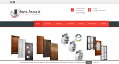 Desktop Screenshot of porte-roma.it