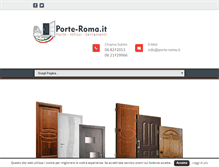 Tablet Screenshot of porte-roma.it